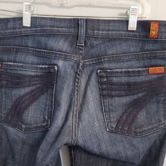 7 for all mankind cropped dojo size 28 vguc - Picture 6 of 8